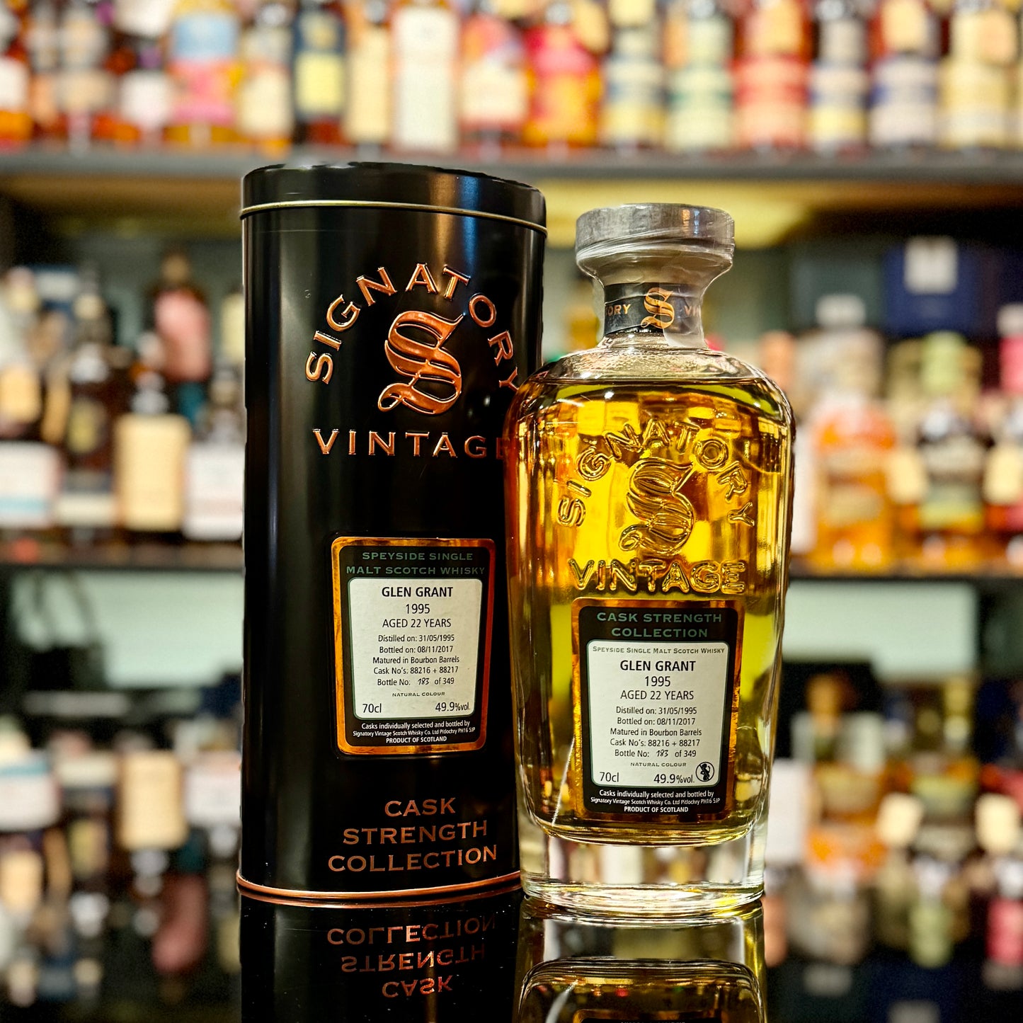 Glen Grant 22년산 1995-2017 버번 배럴 #88216+88217 Signatory 빈티지 싱글 몰트 스카치 위스키