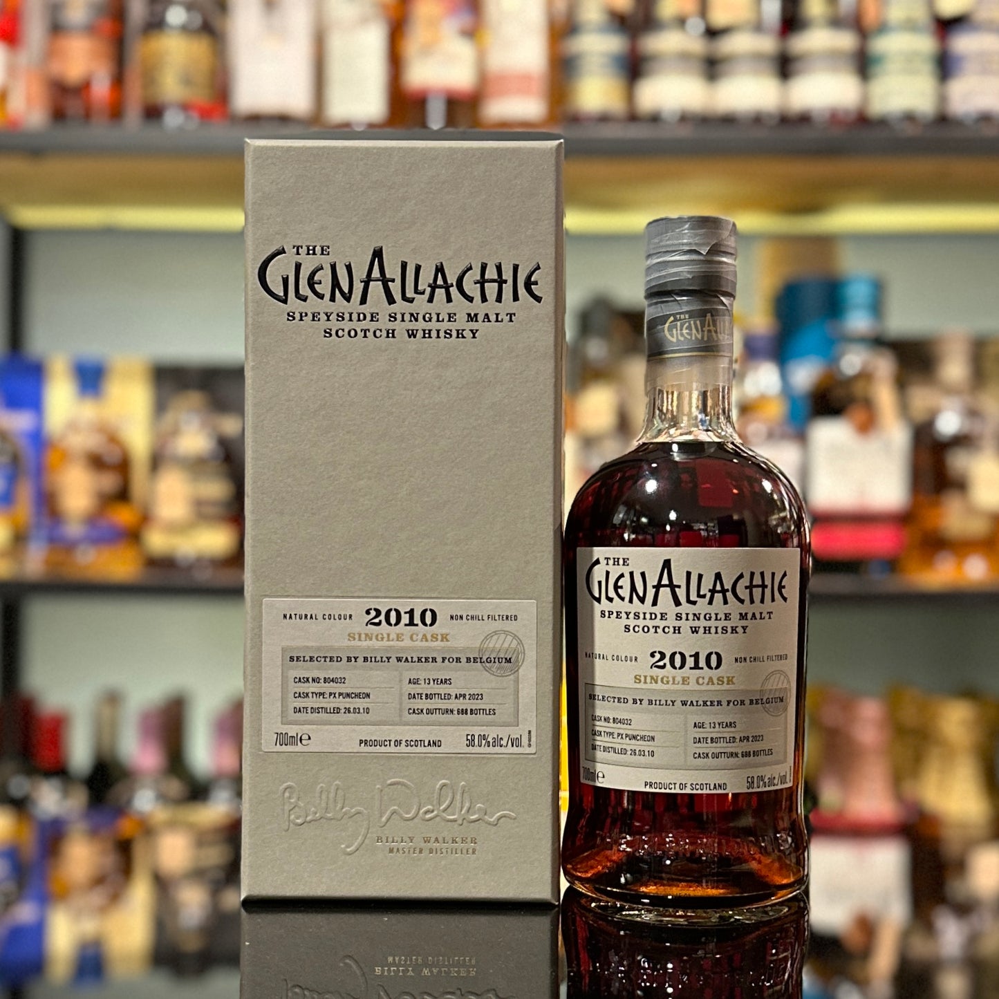 GlenAllachie 13 Year Old 2010-2023 Pedro Ximénez Puncheon Cask #804032 Single Malt Scotch Whisky