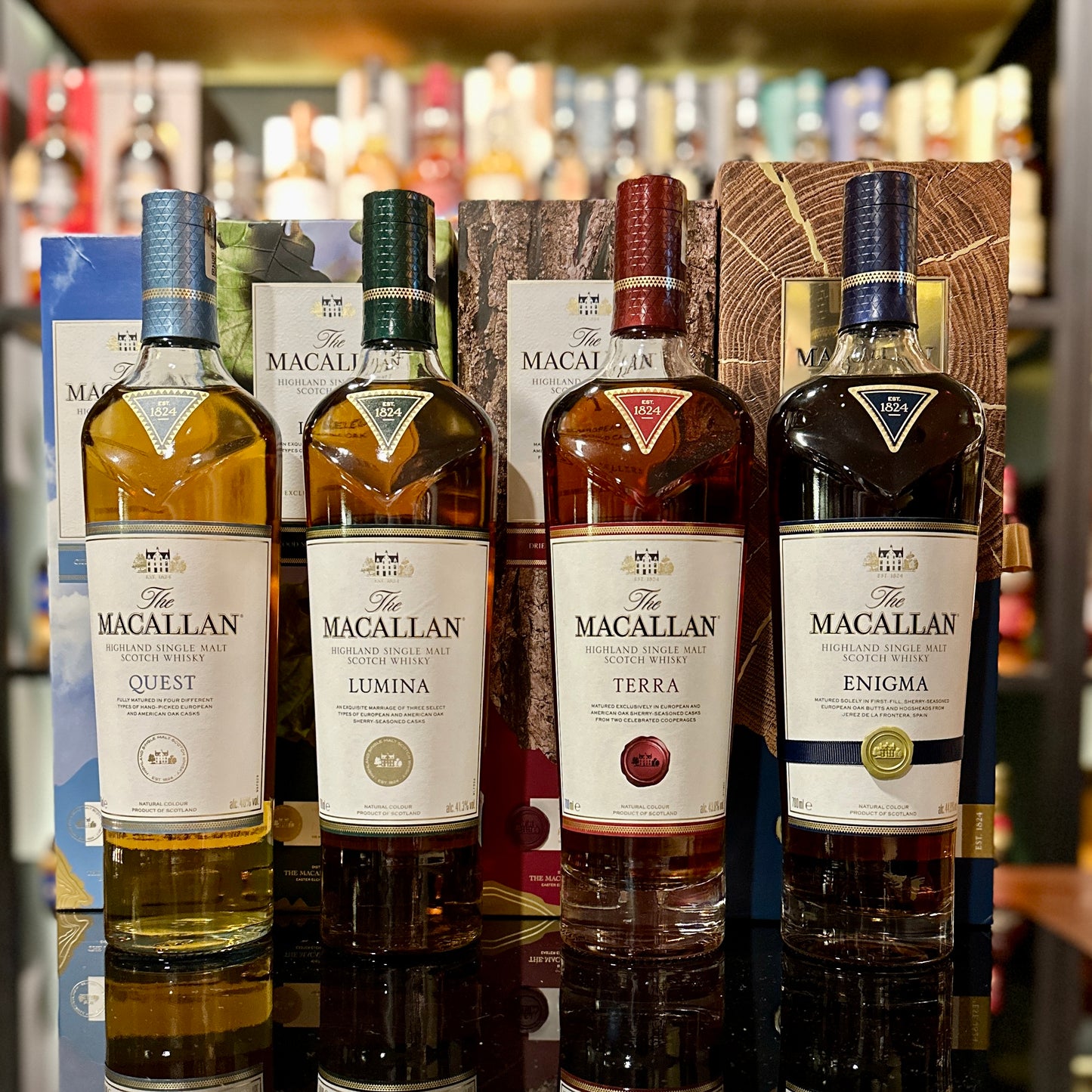 Macallan Quest Collection Single Malt Scotch Whisky Set