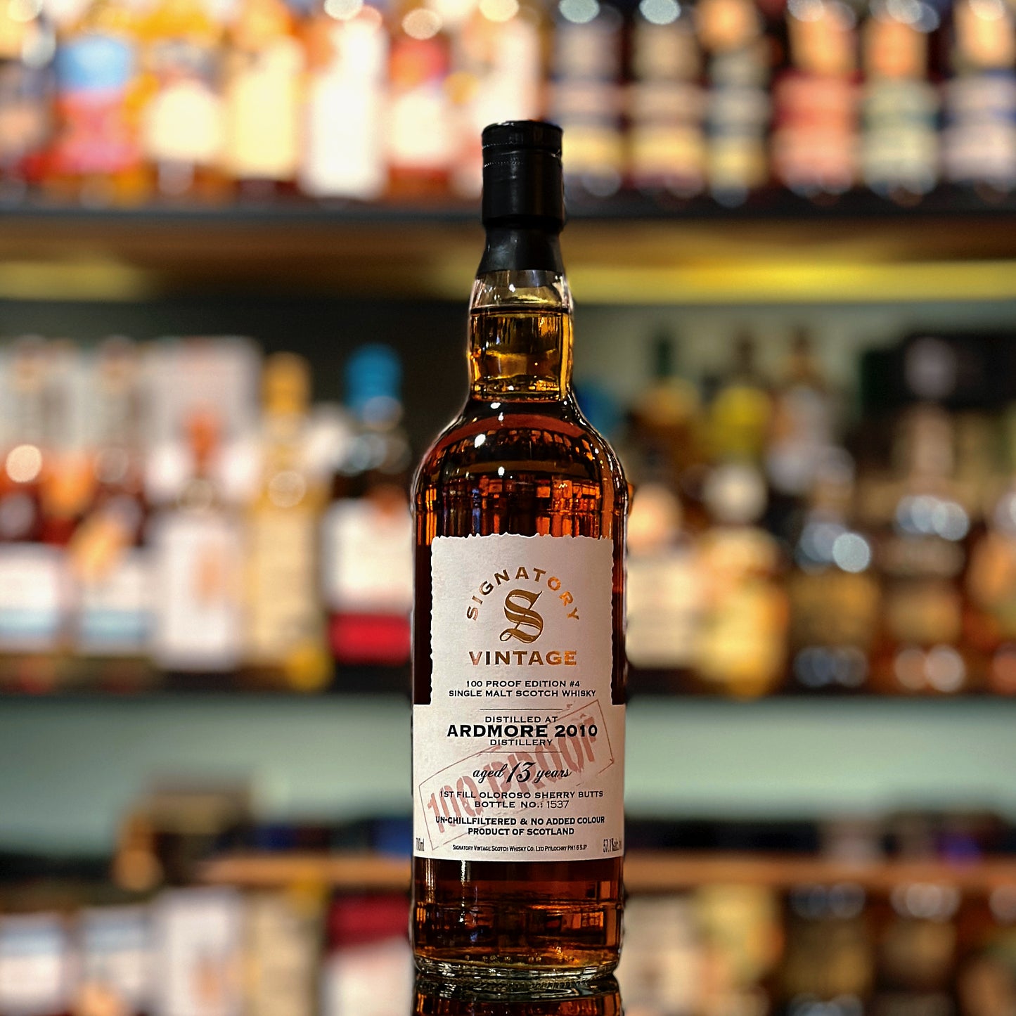 Ardmore 13 Year Old 2010 100 Proof Edition #4 by Signatory Vintage Single Malt Scotch Whisky