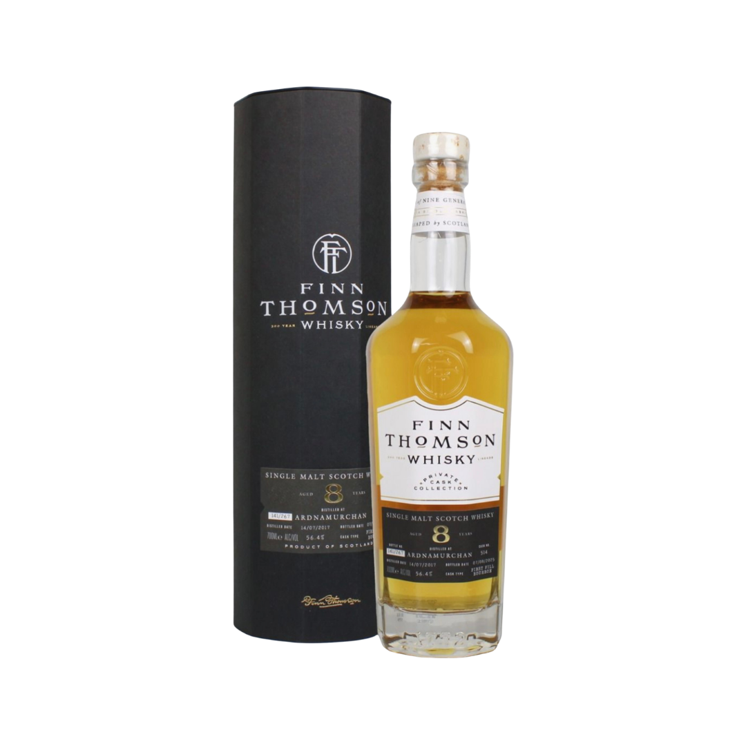 Ardnamurchan 8 Year Old 2017-2025 First-fill Bourbon #514 by Finn Thomson Single Malt Scotch Whisky