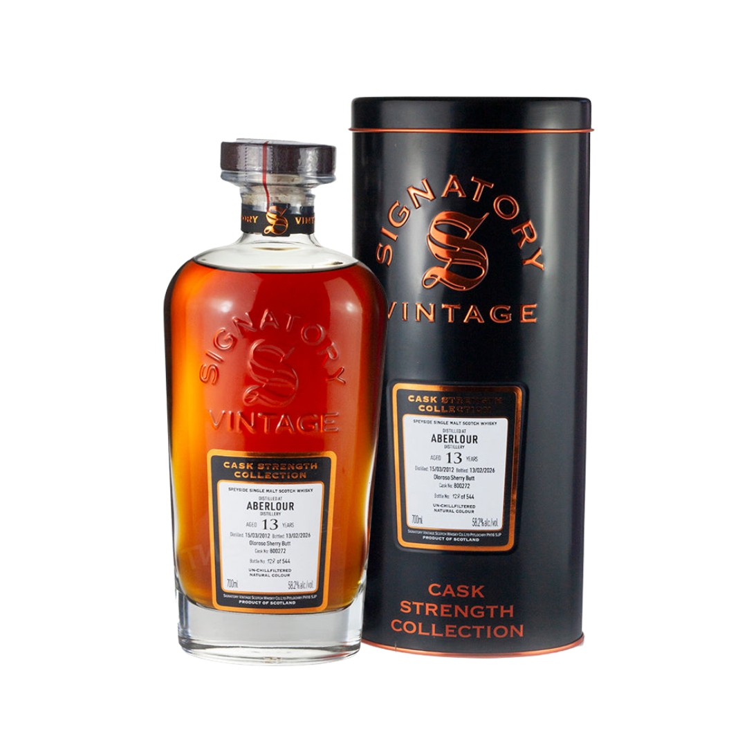 Aberlour 13 Year Old 2012-2026 Oloroso Sherry Butt #800272 by Signatory Vintage Single Malt Scotch Whisky