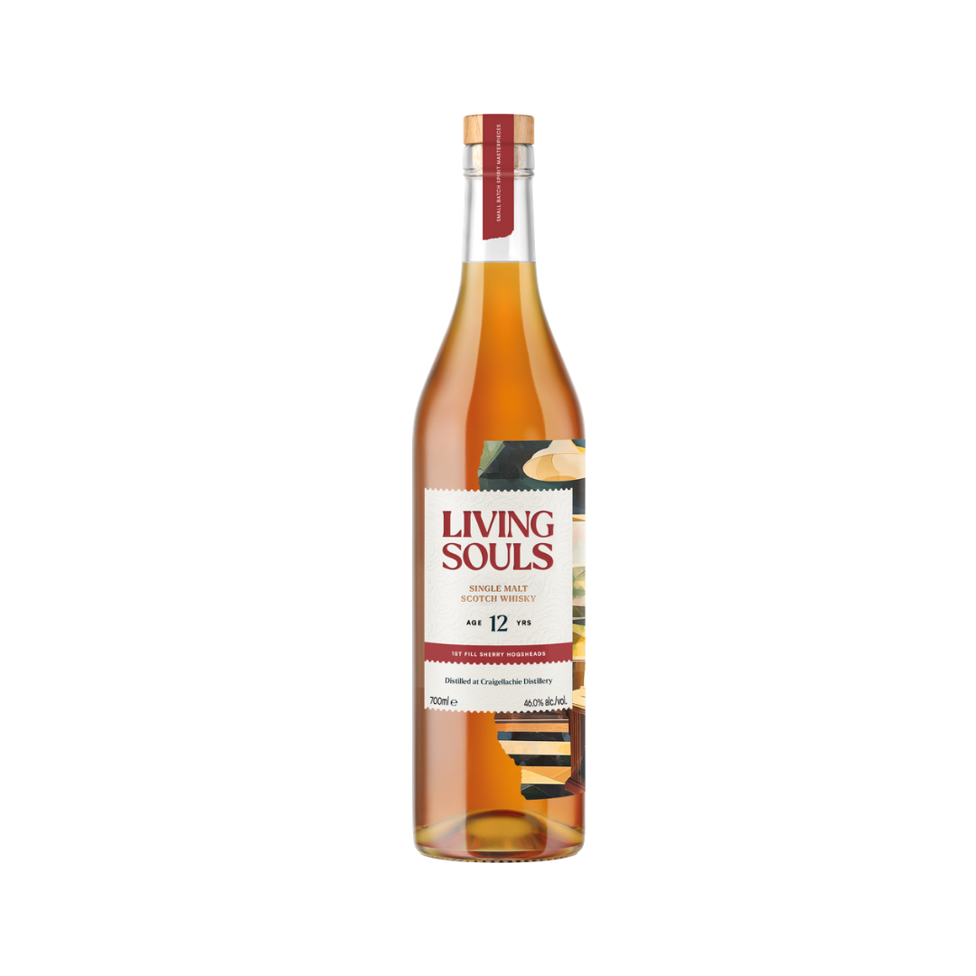 Craigellachie 12 Year Old First-fill Sherry Hogshead by Living Souls Single Malt Scotch Whisky