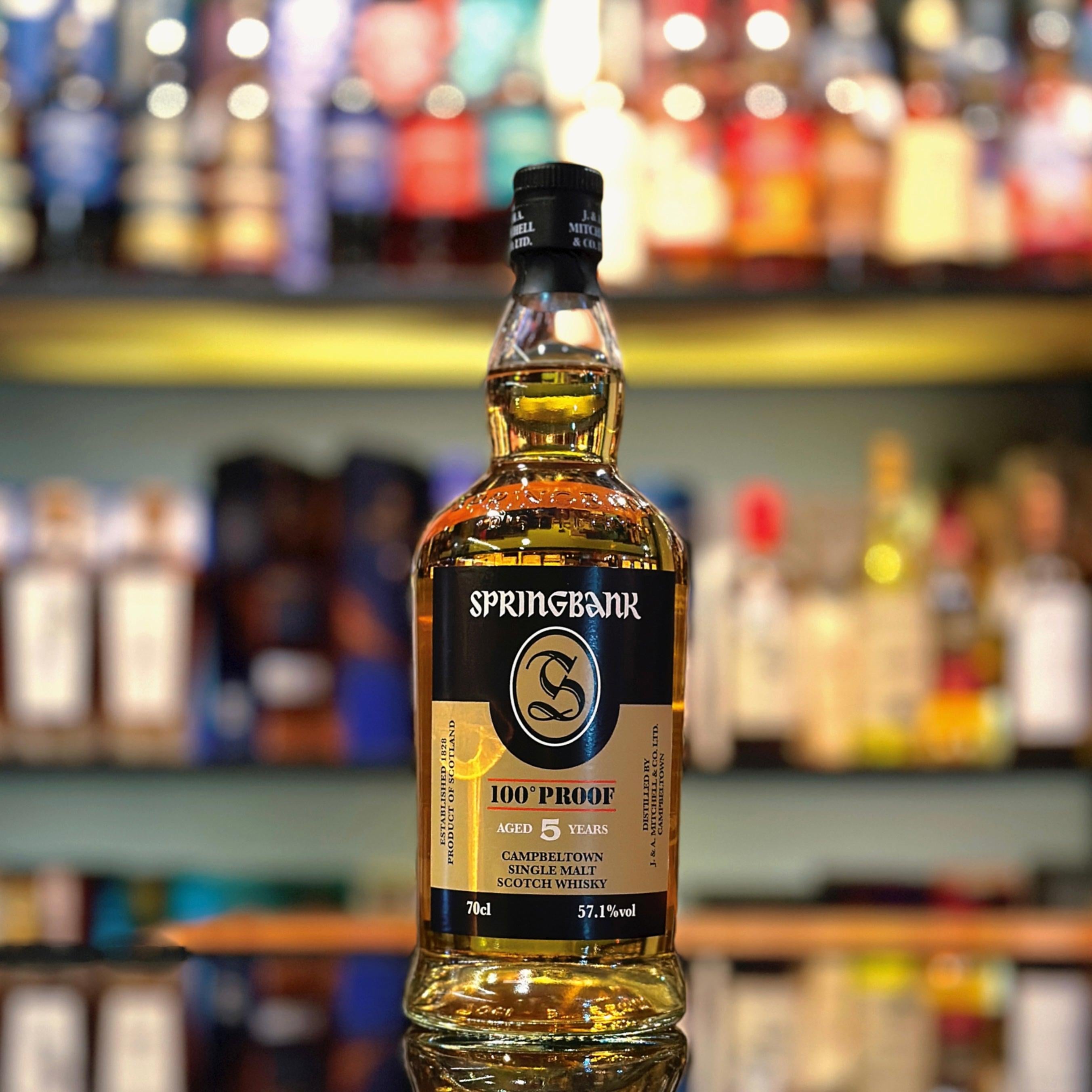 Springbank 5 Year Old 100 Proof Single Malt Scotch Whisky – The