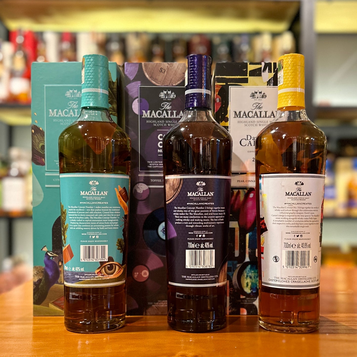麥卡倫「Concept No. 1-3」蘇格蘭單一麥芽威士忌套裝