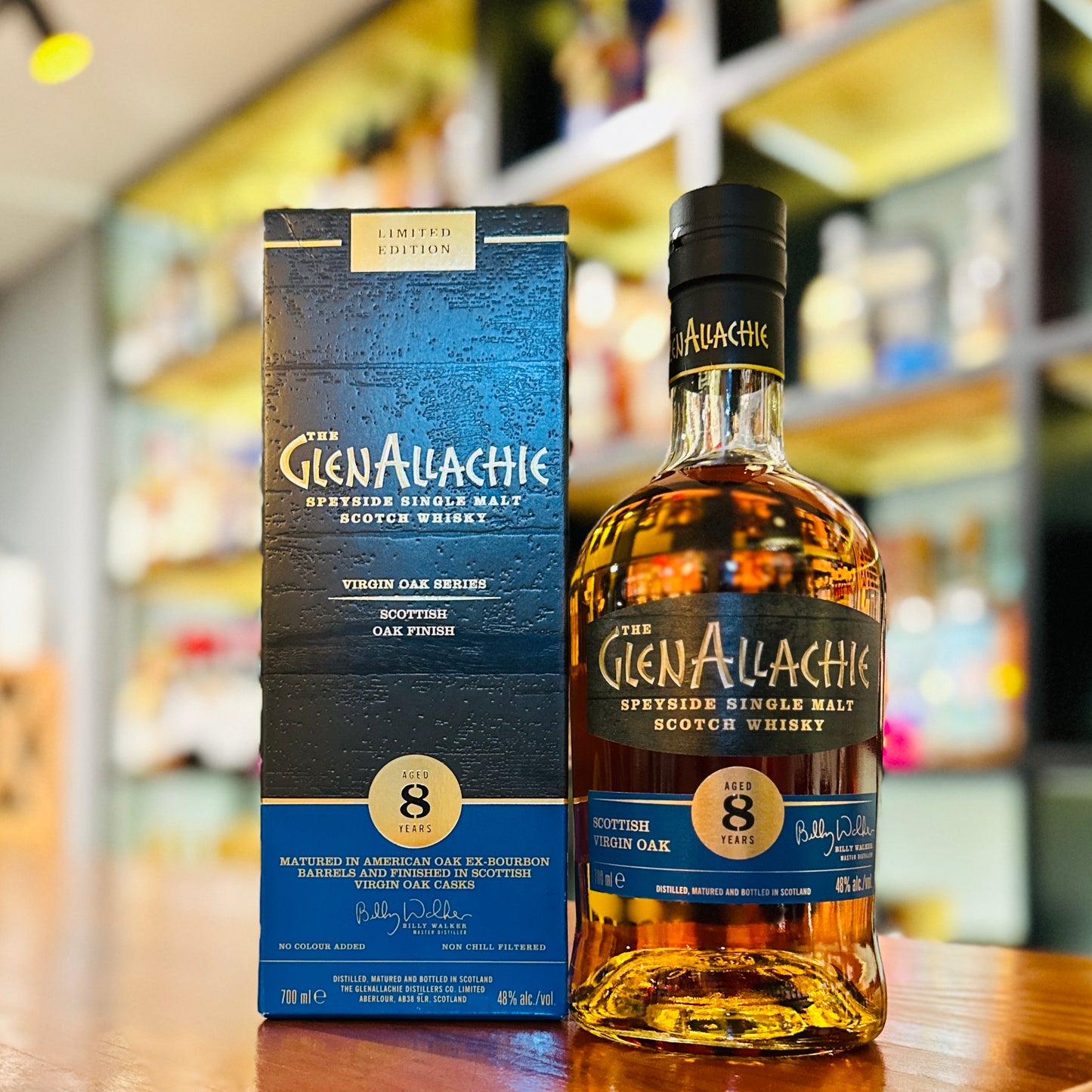 GlenAllachie 8 Year Old Scottish Virgin Oak Single Malt Scotch Whisky