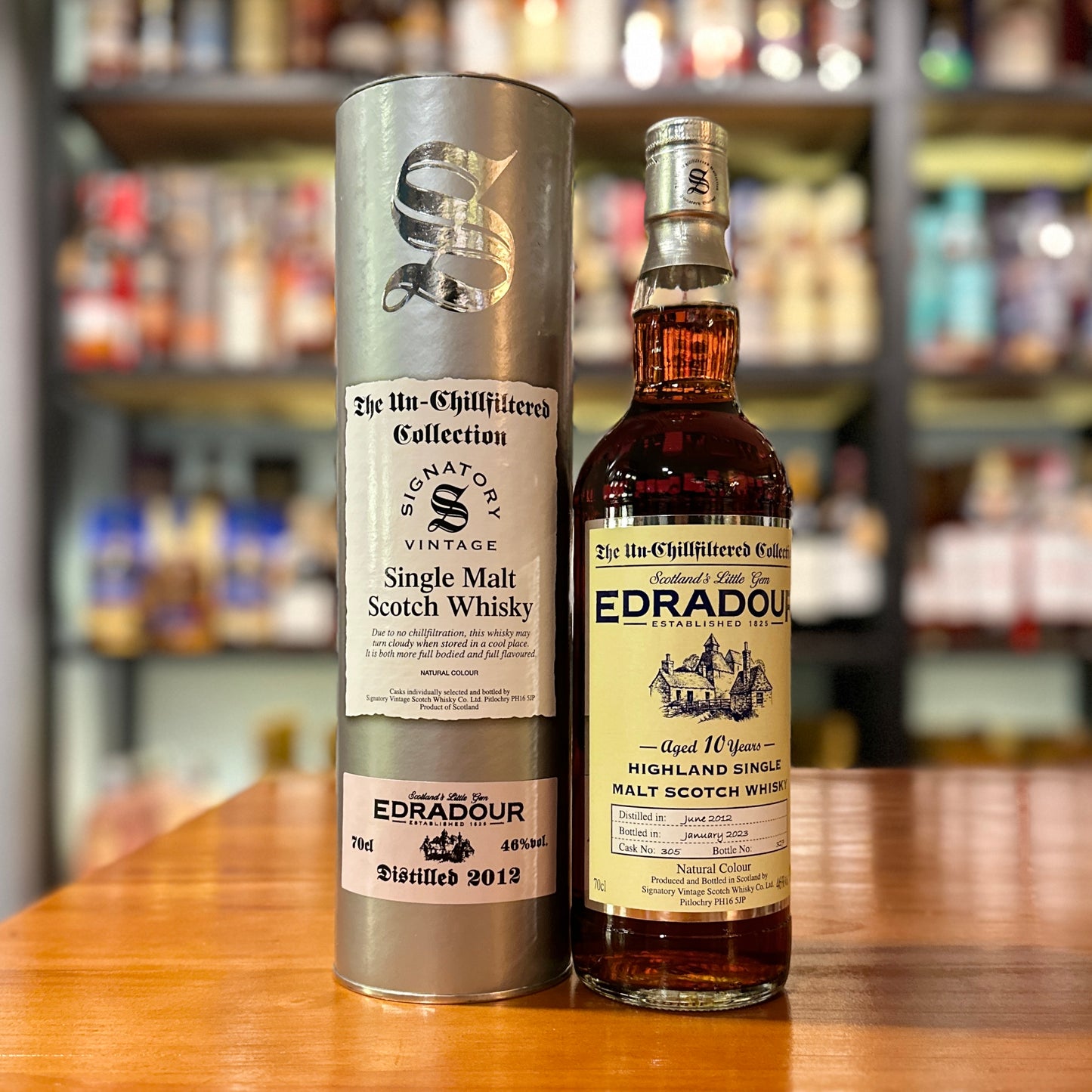 Edradour 10 Year Old 2012-2023 Cask #305 by Signatory Vintage Single Malt Scotch Whisky