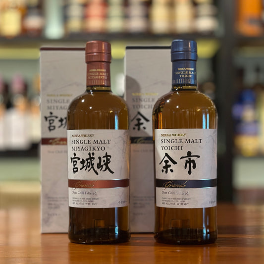 Yoichi & Miyagikyo Grande Single Malt Japanese Whisky Set