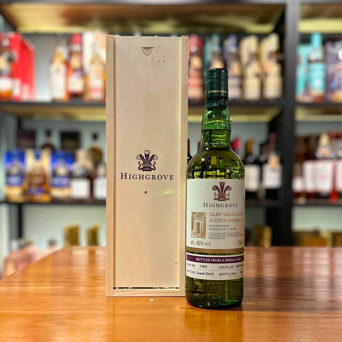 Laphroaig 12 Year Old 2009-2022 Highgrove Cask #1783 Single Malt Scotch Whisky