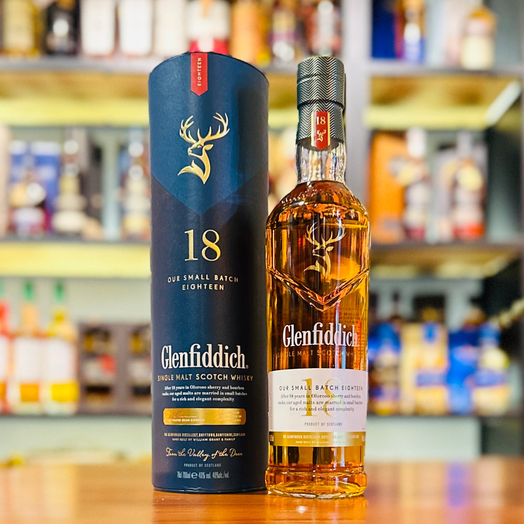 Glenfiddich Small Batch Eighteen Single Malt Scotch Whisky 18 Year Old  [700ml]