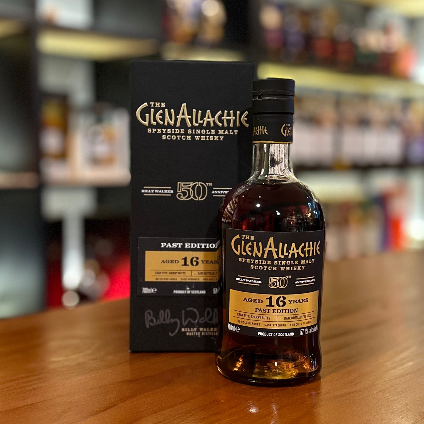 GlenAllachie 16년산 Billy Walker 50주년 기념: 과거 에디션 싱글 몰트 스카치 위스키