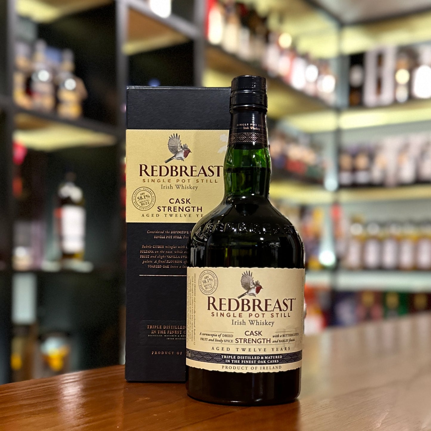 Redbreast 12 Year Old Cask Strength Single Pot Still Irish Whiskey (Batch B1/22)