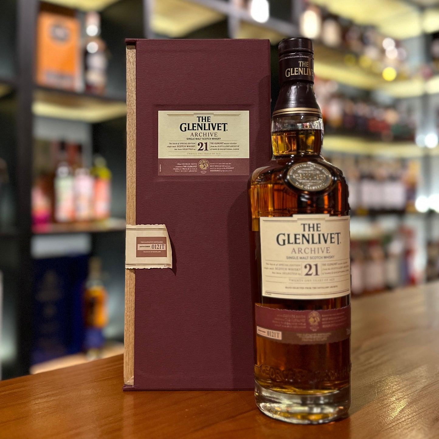Glenlivet 21년산 "아카이브" 싱글 몰트 스카치 위스키