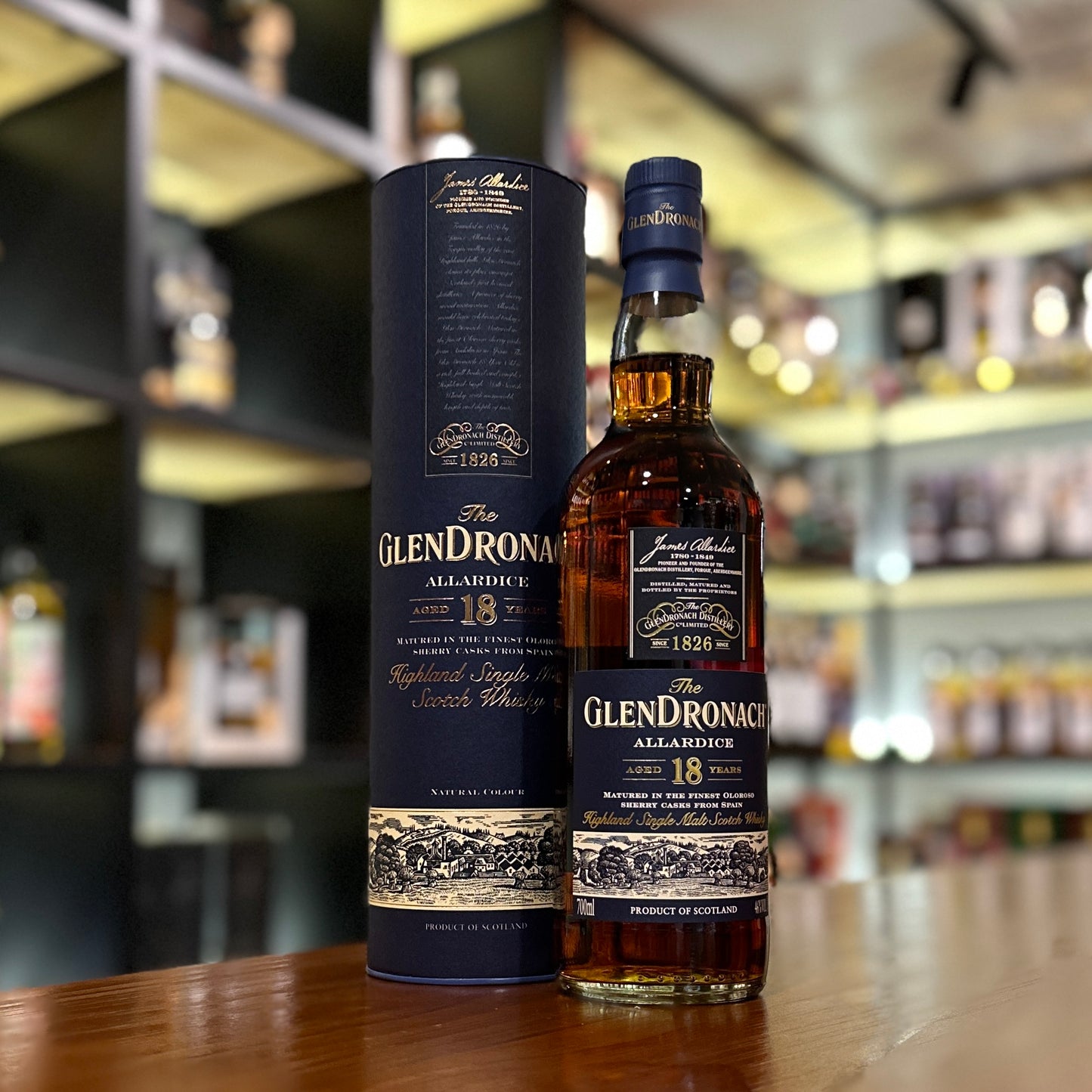 GlenDronach 18년산 "Allardice" 싱글 몰트 스카치 위스키
