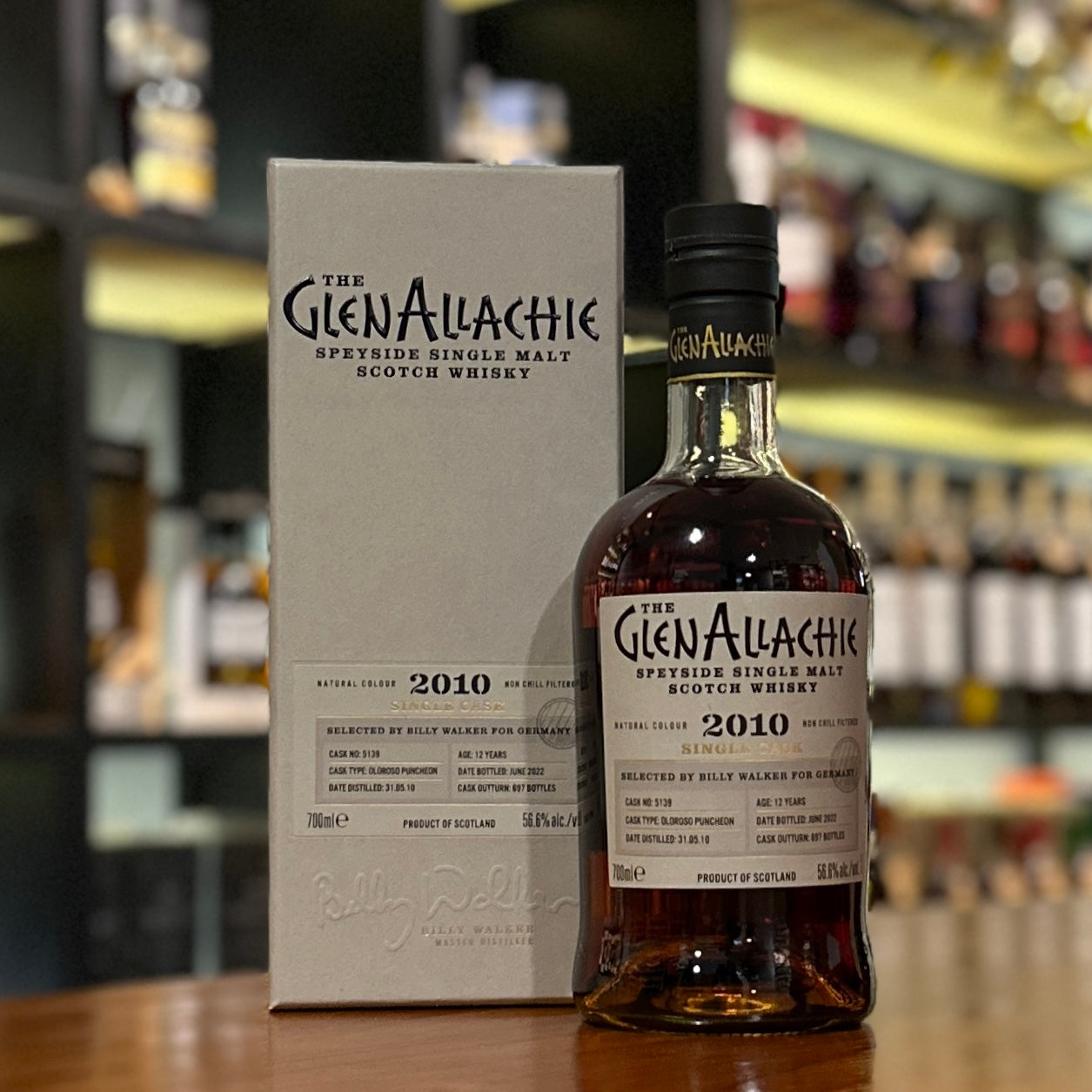 GlenAllachie 12 Year Old 2010-2022 Oloroso Puncheon Cask #5139 Single Malt Scotch Whisky