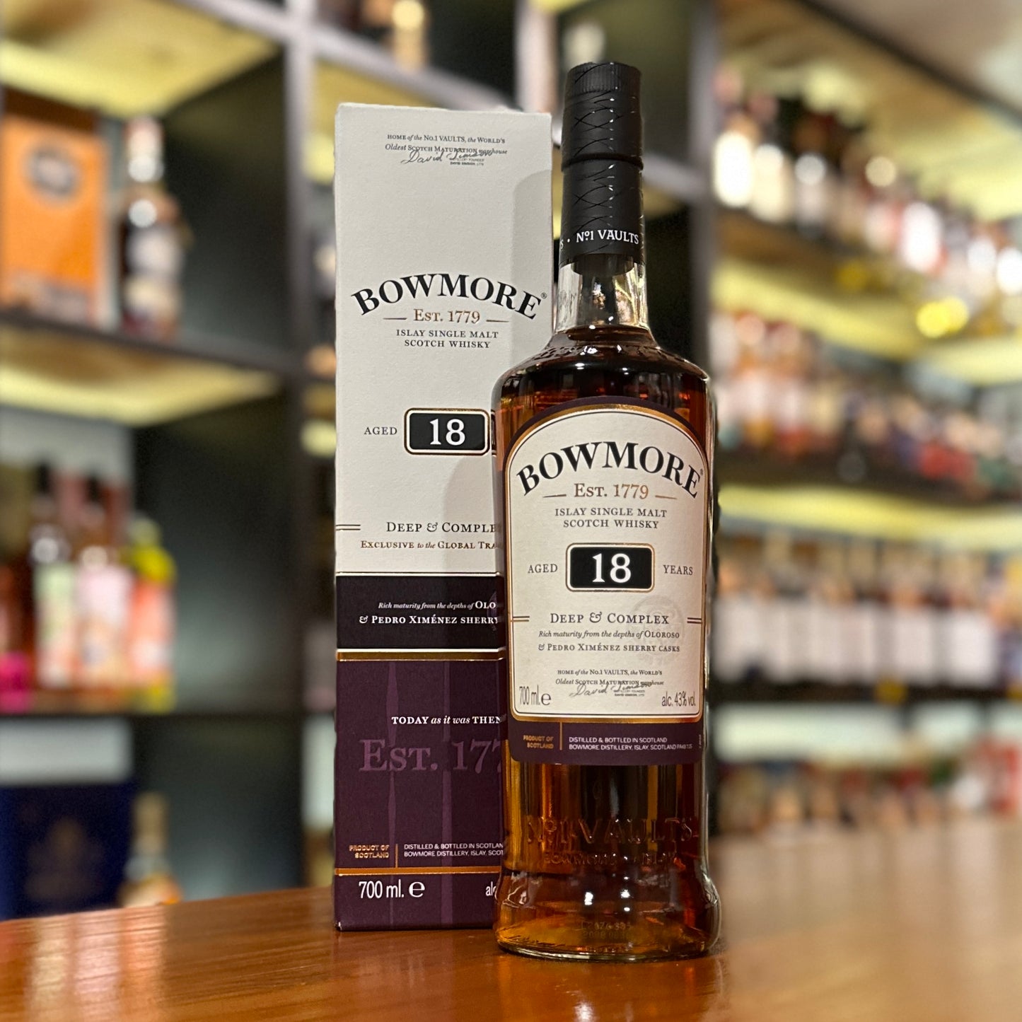 Bowmore 18 Year Old Deep & Complex Single Malt Scotch Whisky
