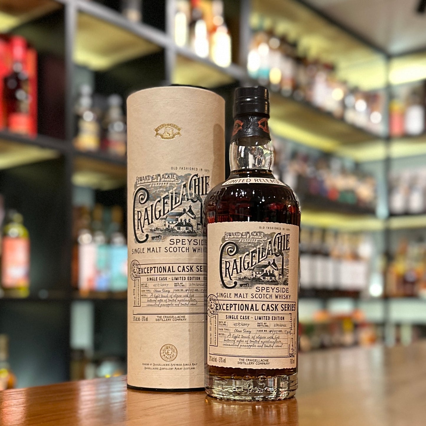 Craigellachie 15 Year Old 2007-2022 Exceptional Cask #895 Single Malt Scotch Whisky