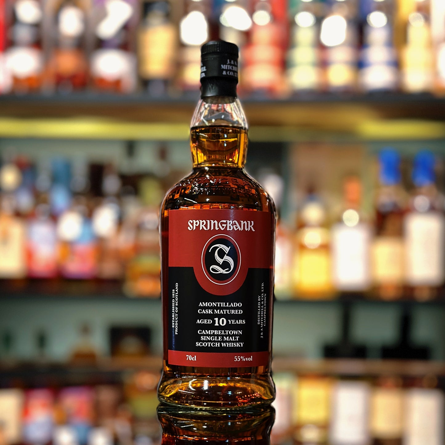 Springbank 10 Year Old Sherry Wood Amontillado Matured Single Malt Scotch Whisky