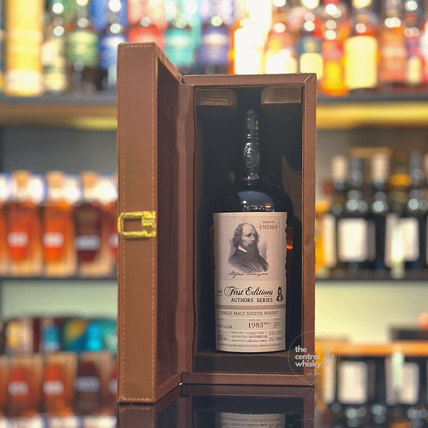 波特艾倫33年1983-2016年雪莉巴特桶「The First Editions作家系列第10版：Alfred Tennyson」Edition Spirits獨立裝瓶蘇格蘭單一麥芽威士忌
