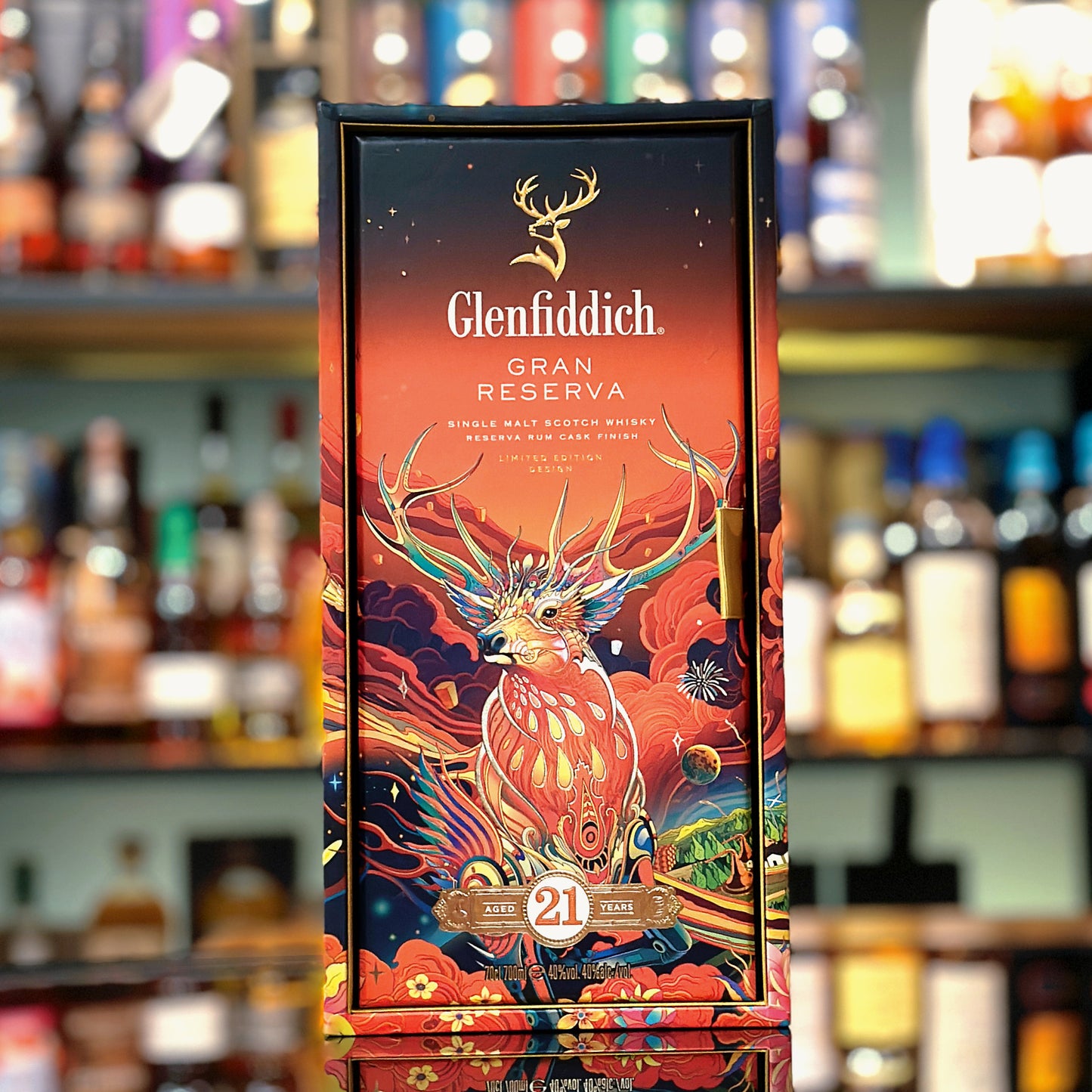 Glenfiddich 21 Year Old Gran Reserva Rum Cask Finish Lunar New Year Limited Edition Single Malt Scotch Whisky