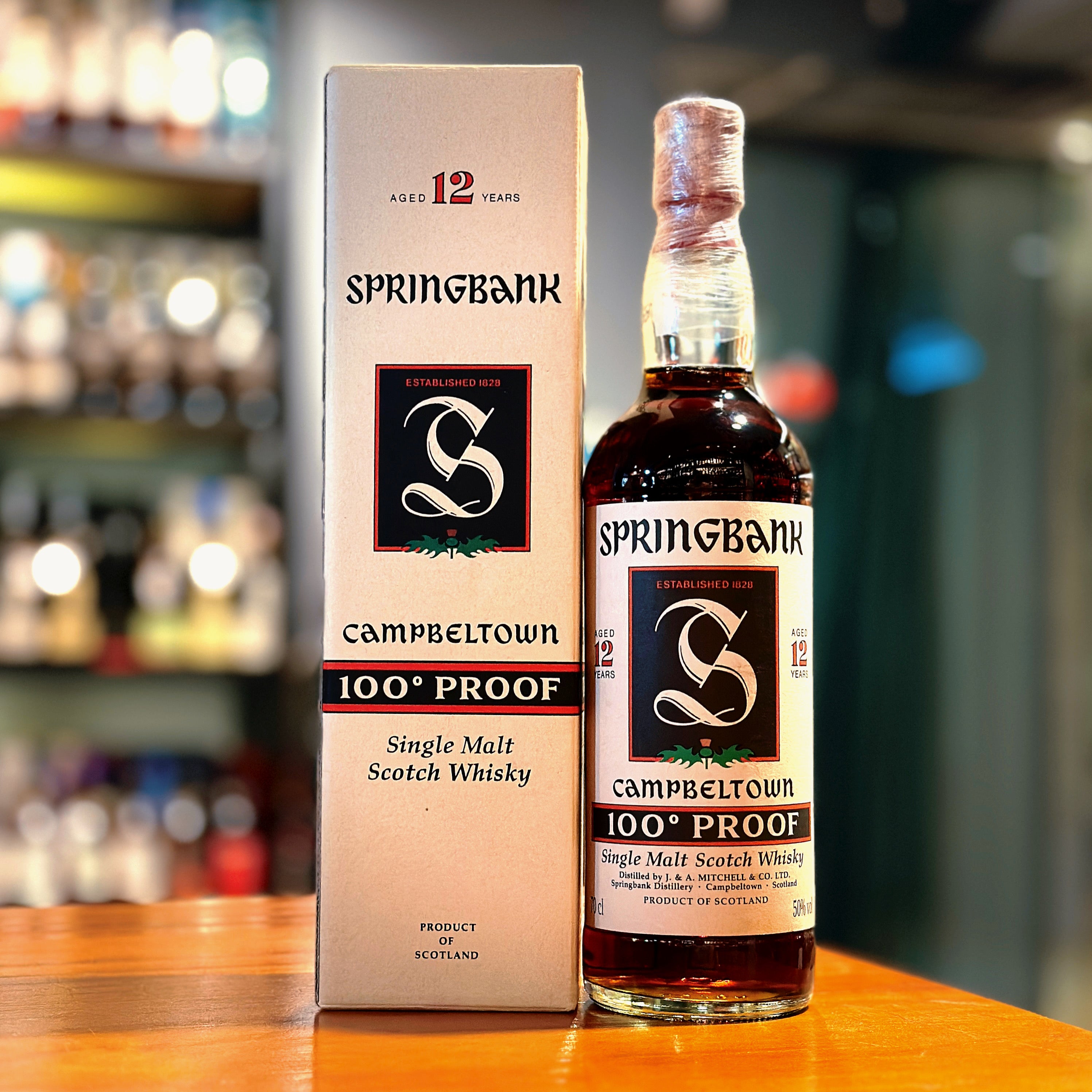 Springbank 12 Year Old 100° Proof Single Malt Scotch Whisky – The ...