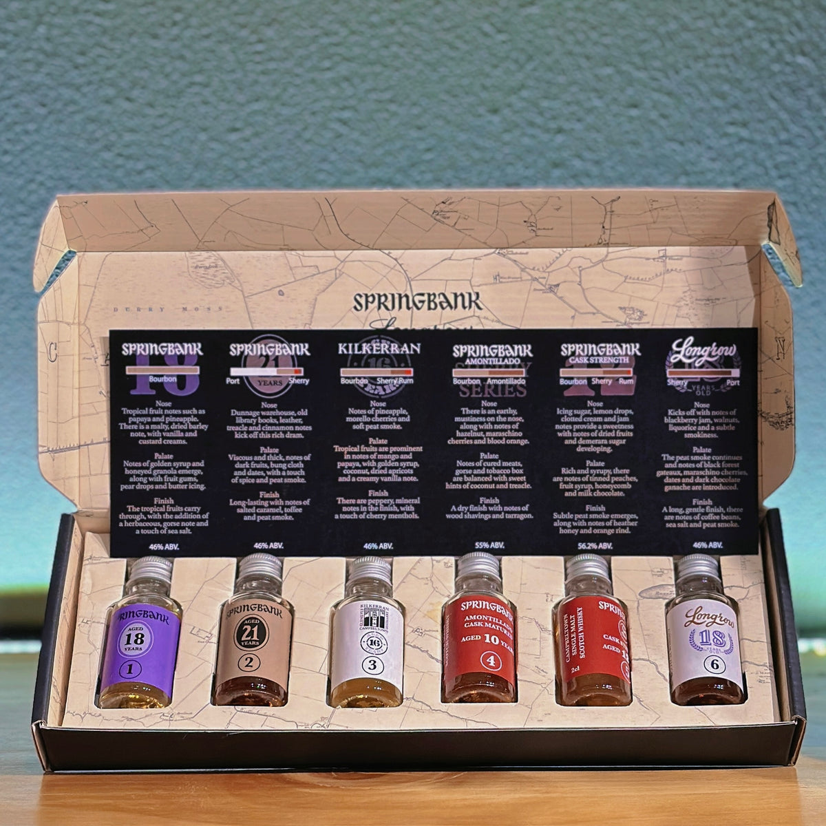 Scotch Sampler Box Springbank Single Malt Scotch Whisky Sample Set – The Central Whisky