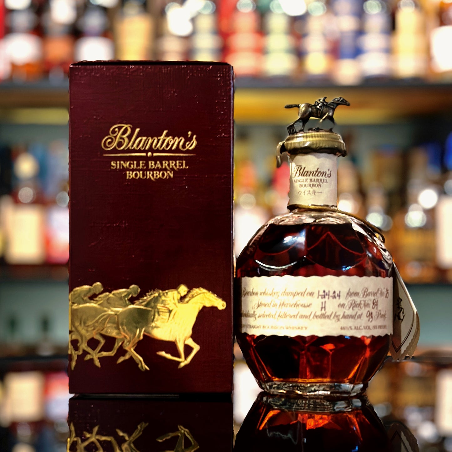 Blanton's Red Takara Japanese Edition Single Barrel Bourbon Whiskey