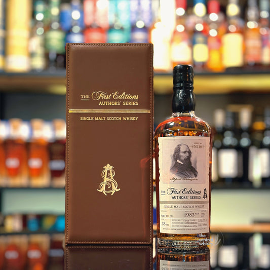 에디션 스피리츠의 포트 엘렌 33년산 1983-2016 셰리 버트 "퍼스트 에디션 작가 시리즈 10호: 알프레드 테니슨" 싱글 몰트 스카치 위스키