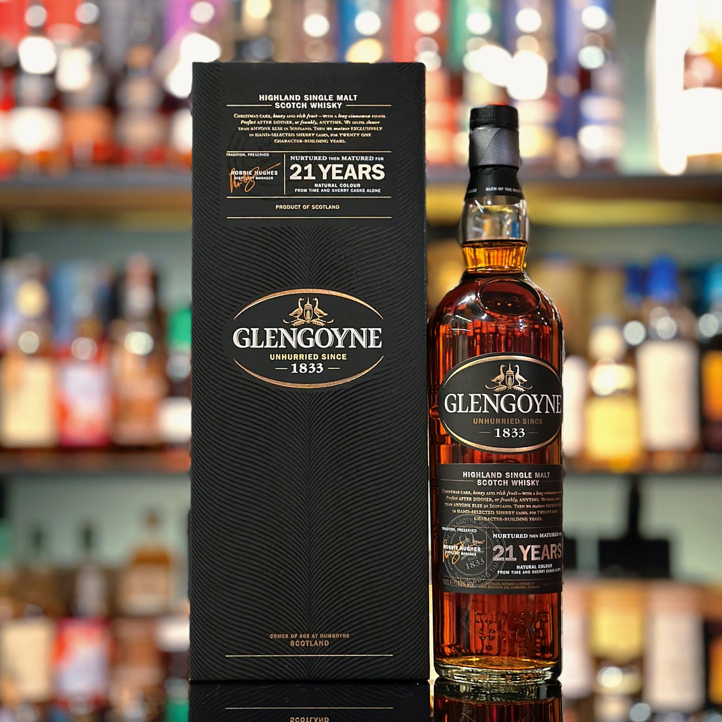 Glengoyne 21 Year Old Single Malt Scotch Whisky (Pre-2017 Release)