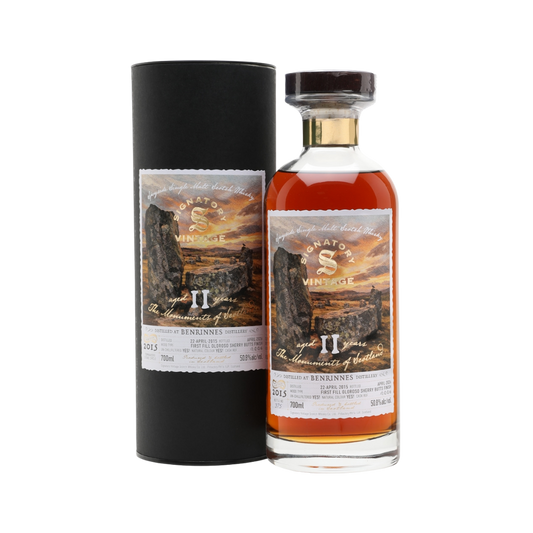 Benrinnes 11 Year Old 2015-2026 First-fill Oloroso Sherry Butt Finish "The Monuments of Scotland" by Signatory Vintage Single Malt Scotch Whisky
