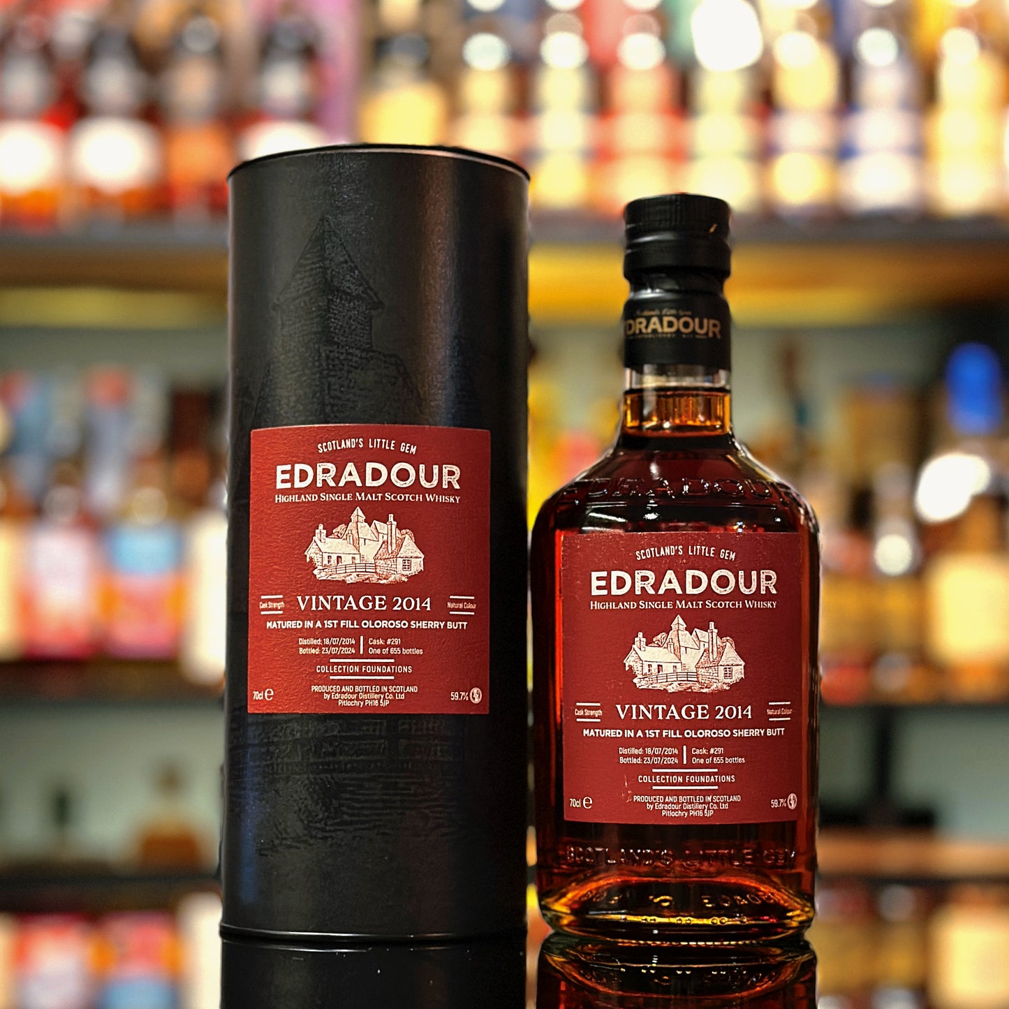 Edradour 10 Year Old 2014-2024 First-fill Sherry Butt #291 Single Malt Scotch Whisky