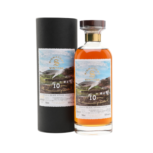 Blair Athol 10 Year Old 2015-2026 First-fill Oloroso Sherry Butt Finish "The Monuments of Scotland" by Signatory Vintage Single Malt Scotch Whisky