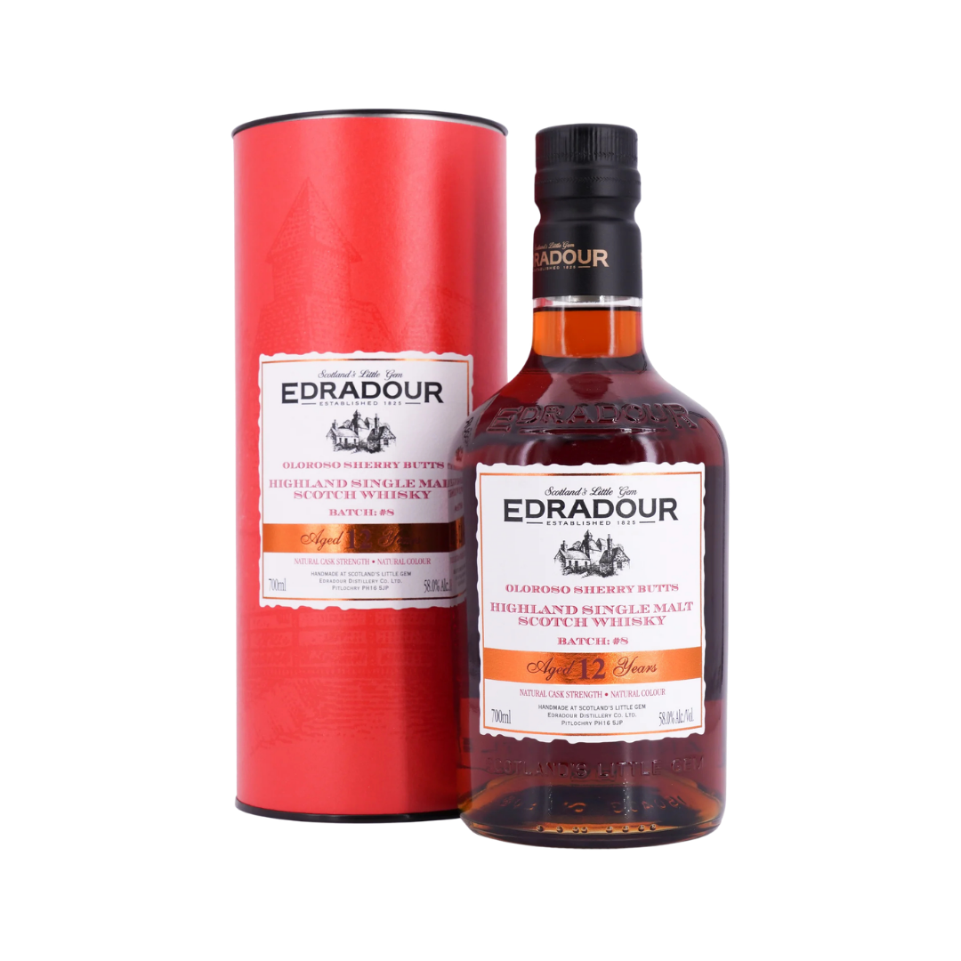 Edradour 12 Year Old Sherry Cask Strength Batch #8 Single Malt Scotch Whisky