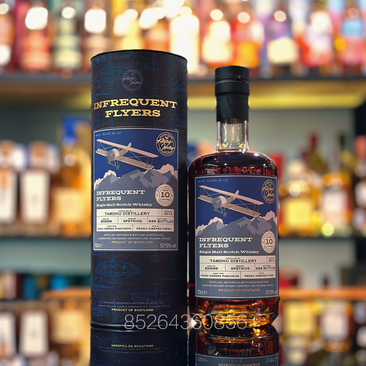 Tamdhu 10 Year Old 2013-2024 "Infrequent Flyers" Pedro Ximénez Puncheon #800069 by Alistair Walker Single Malt Scotch Whisky