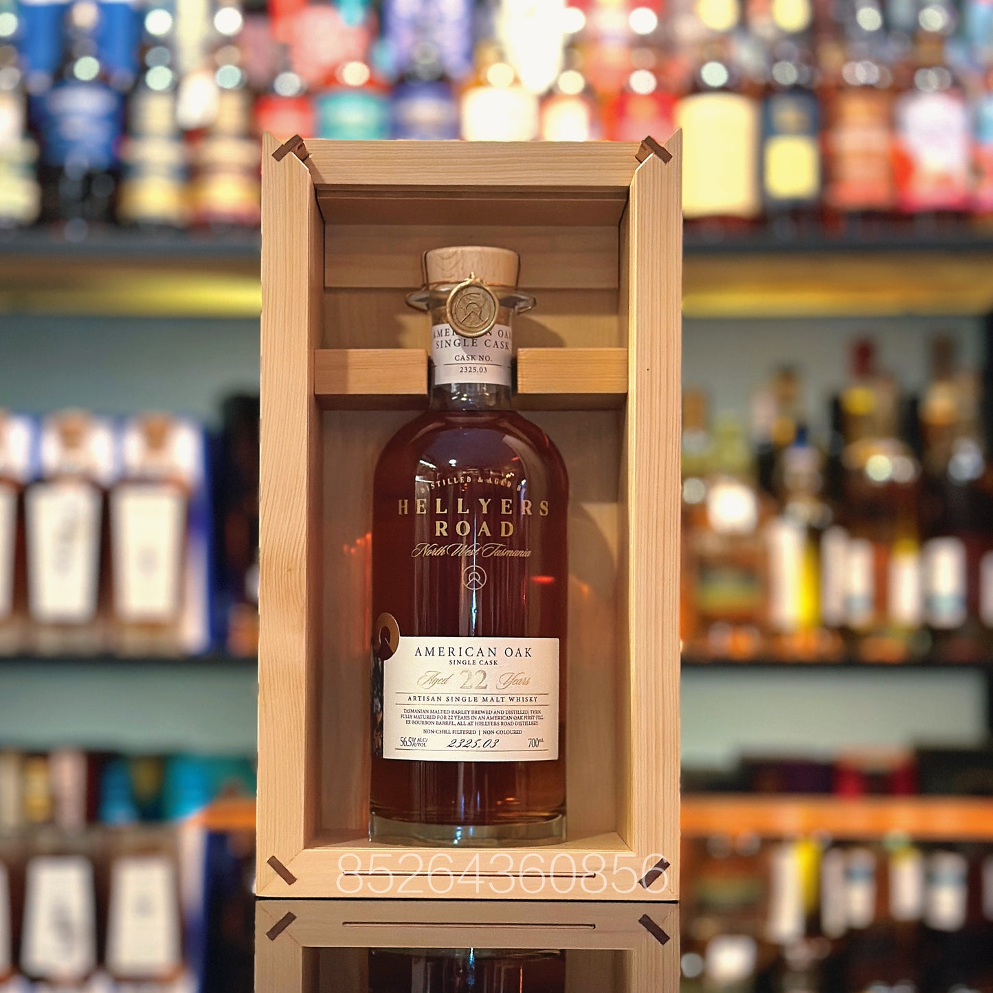 Hellyer’s Road 22 Year Old 2002 American Oak #2325.03 Single Malt Tasmanian Whisky