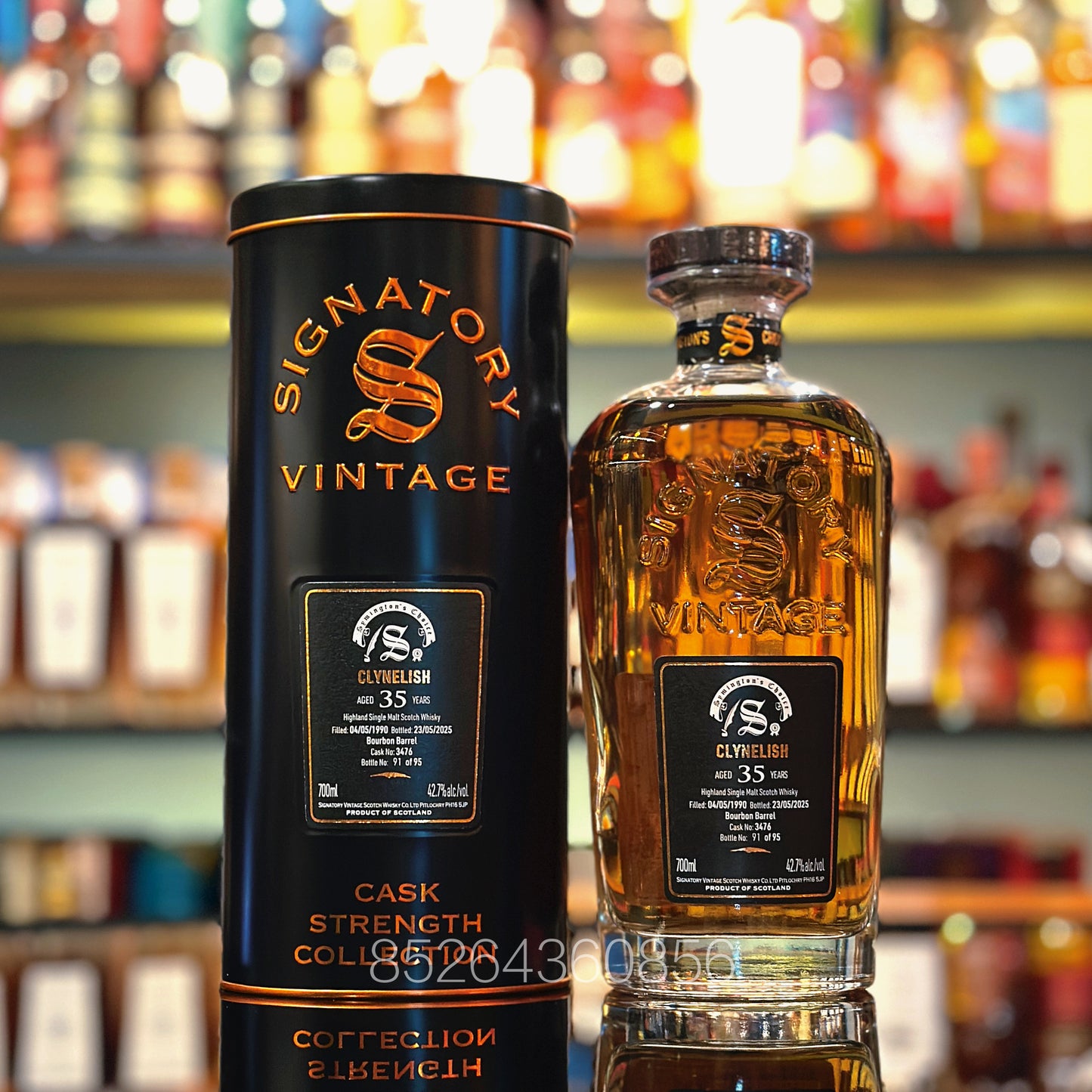 克里尼利基35年1990-2025年波本桶#3476「Symington's Choice」聖弗力獨立裝瓶蘇格蘭單一麥芽威士忌