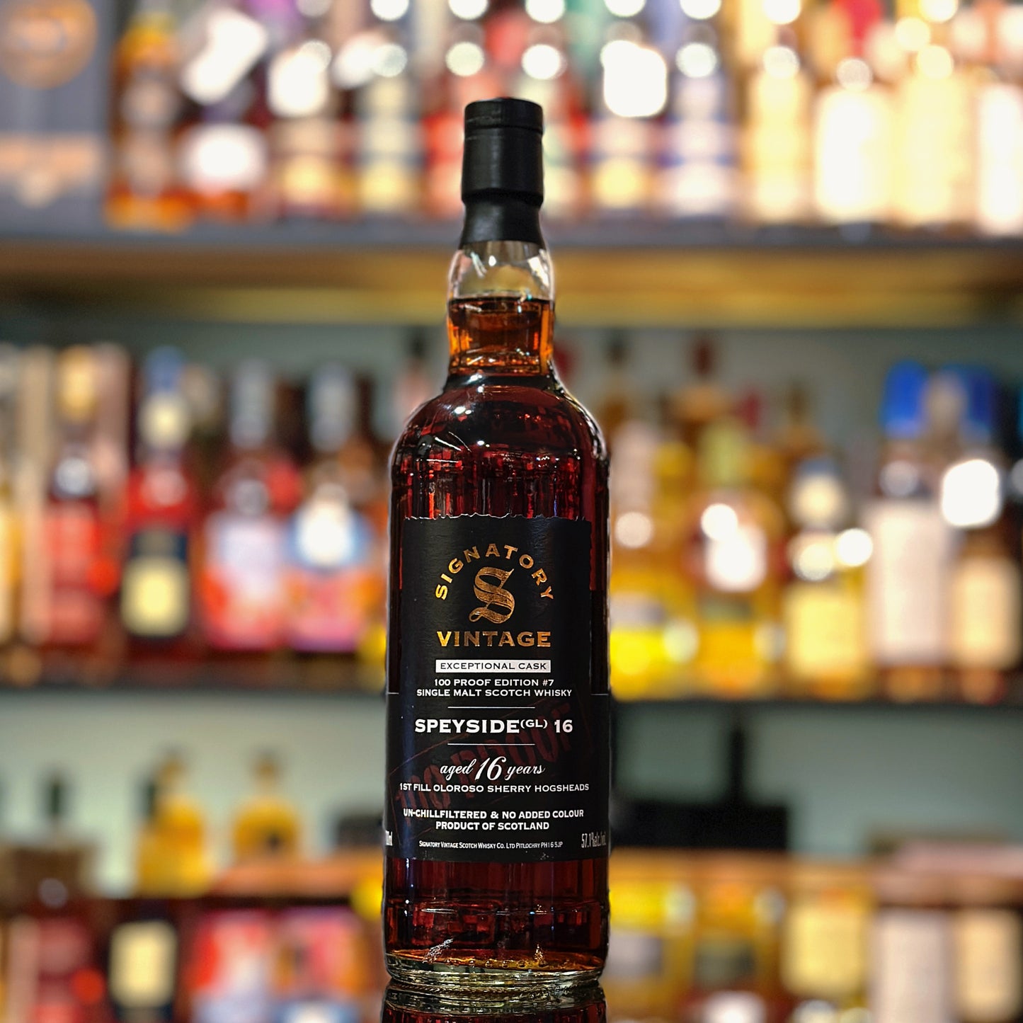 Speyside (GL) 16 Year Old Proof Edition #7 Exceptional Cask by Signatory Vintage Single Malt Scotch Whisky