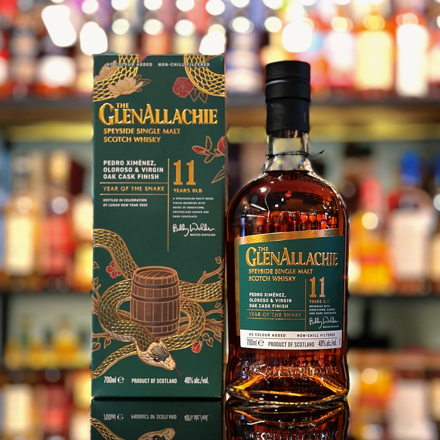 GlenAllachie 11 Year Old “Year of the Snake” Limited Edition Single Malt Scotch Whisky