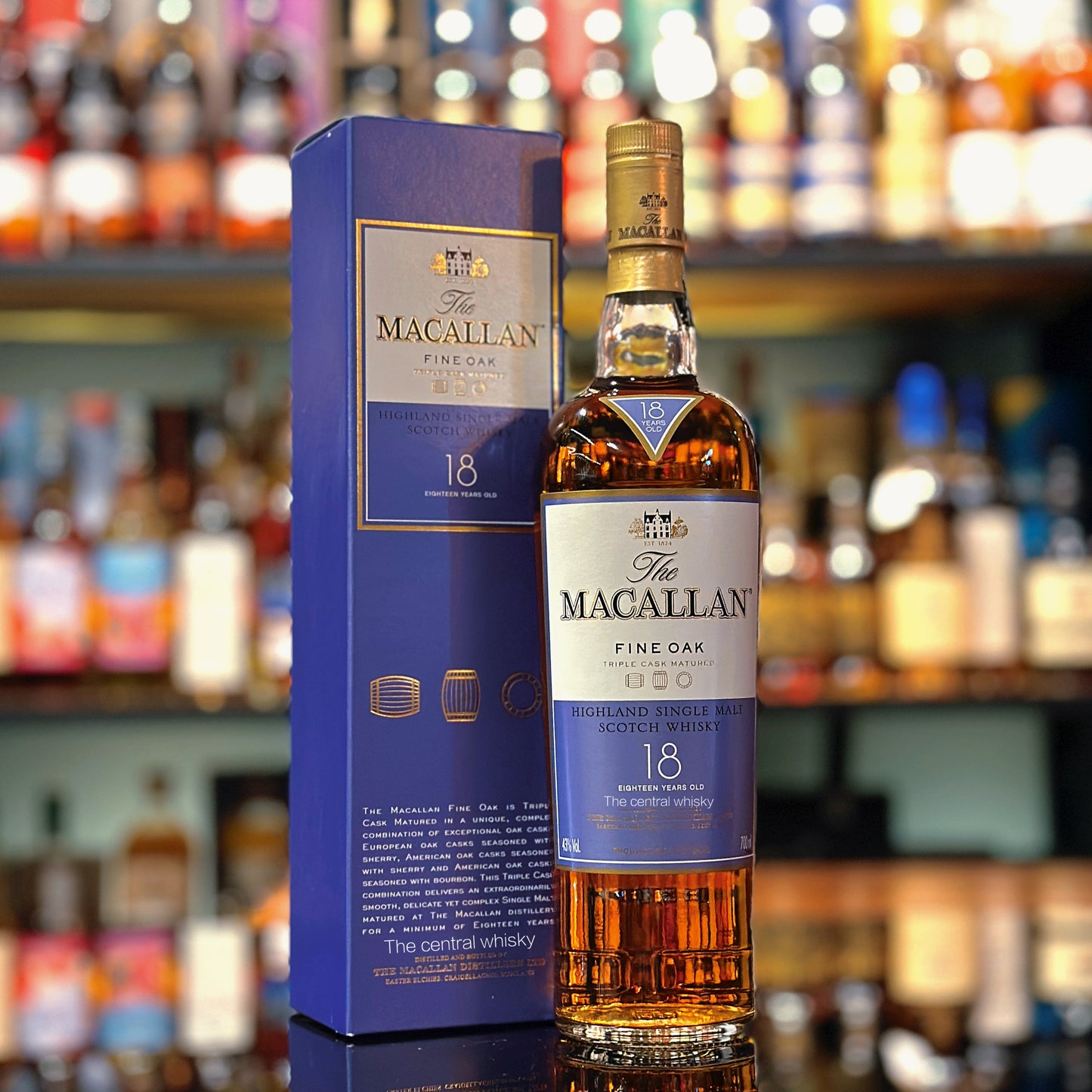 Macallan 18 Year Old Fine Oak Single Malt Scotch Whisky