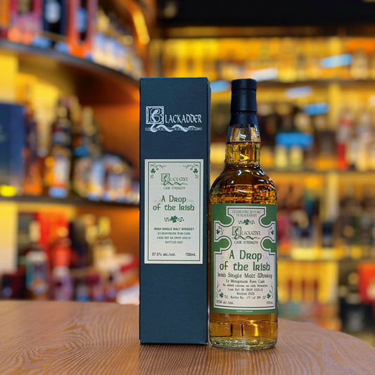 Drop of the Irish Ref:BA DROP 2025-01 Ex-Monymask Rum Cask by Blackadder Single Malt Scotch Whiskey
