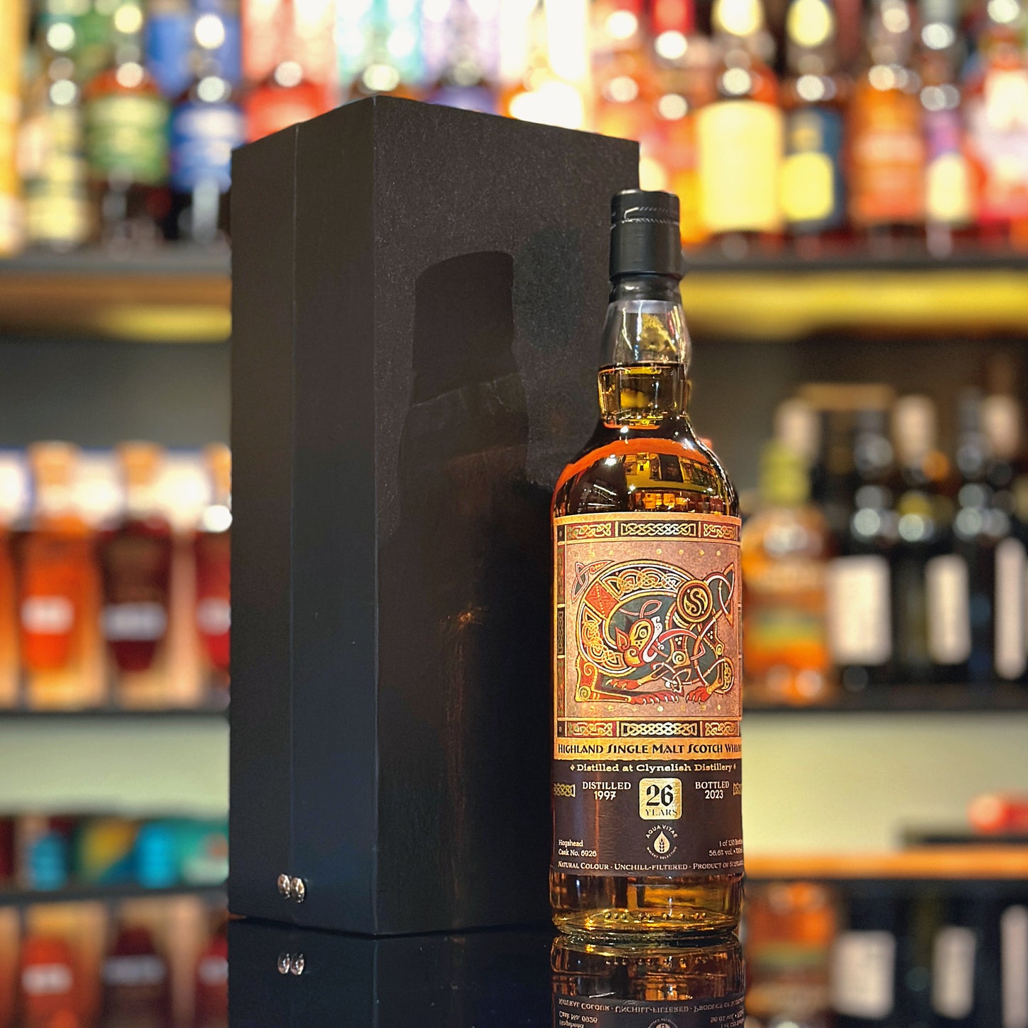 Clynelish 26 Year Old 1997-2024 "Codex of the Leopard Cat" Hogshead #6926 by Aqua Vitae Single Malt Scotch Whisky