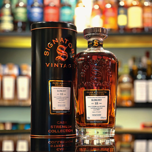 Glenlivet 18 Year Old 2006-2025 First-fill Oloroso Sherry Butt #901017 by Signatory Vintage Single Malt Scotch Whisky