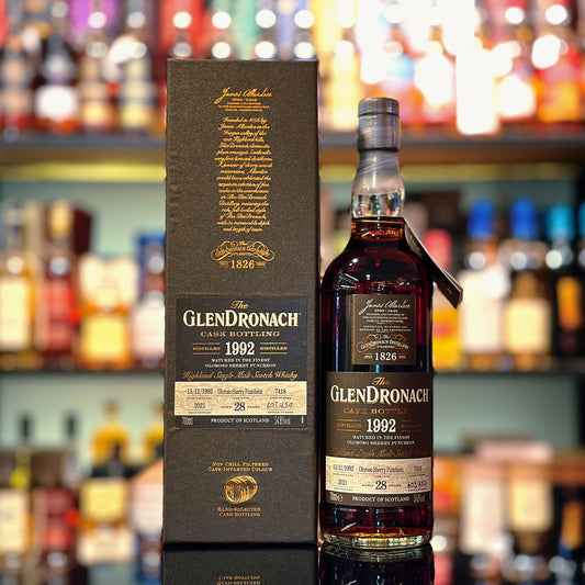 GlenDronach 28 Year Old 1992-2021 Oloroso Sherry Puncheon #7418 Single Malt Scotch Whisky