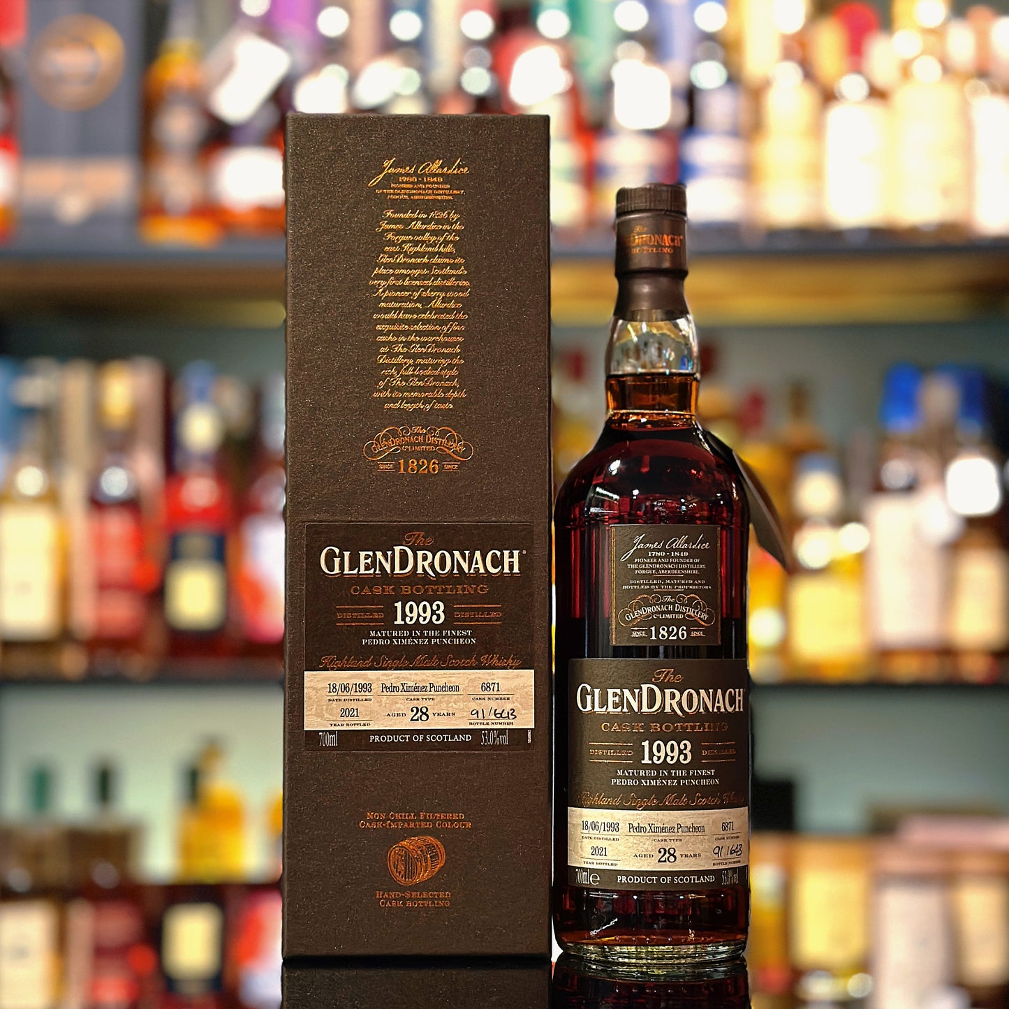 GlenDronach 28 Year Old 1993-2021 Pedro Ximénez Puncheon #6871 Single Malt Scotch Whisky