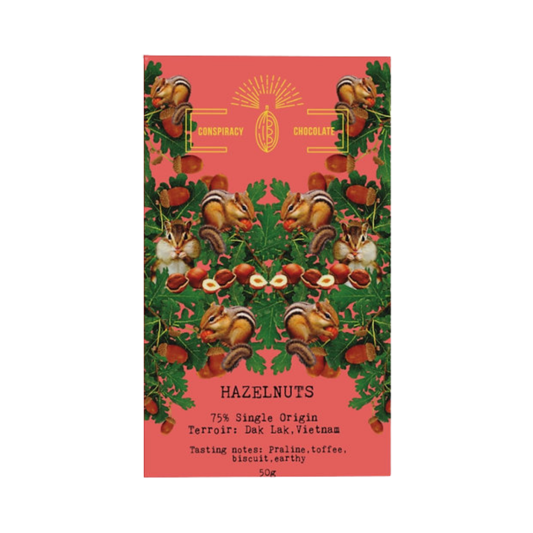 Conspiracy Chocolate - Hazelnuts (50g)