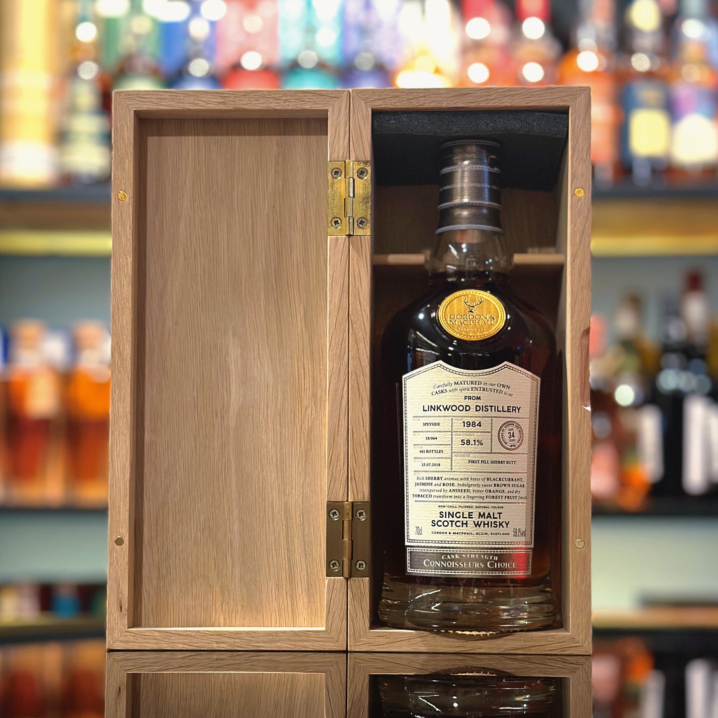 고든앤맥페일 링크우드 34년산 1984-2018 퍼스트필 셰리 버트 싱글 몰트 스카치 위스키