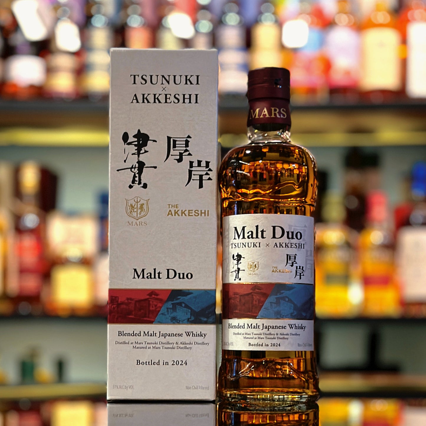 Mars Malt DUO Tsunuki x Akkeshi Blended Malt Japanese Whisky