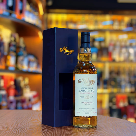 Inchgower 28 Year Old 1997-2025 Hogshead #6926 "Vintage Speyside Reserve" by Milroy's Single Malt Scotch Whisky