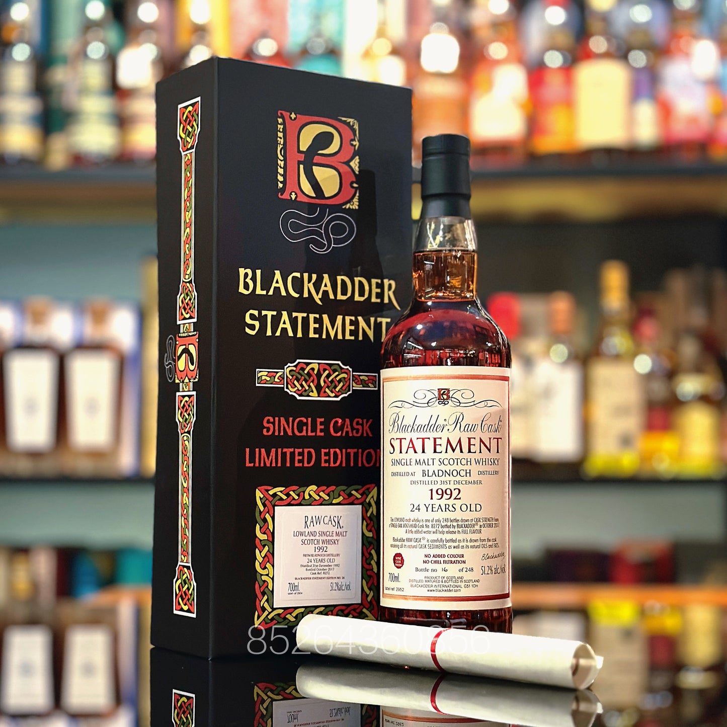 Bladnoch 24 Year Old 1992-2017 Hogshead #8272 Raw Cask Statement No. 28 by Blackadder Single Malt Scotch Whisky