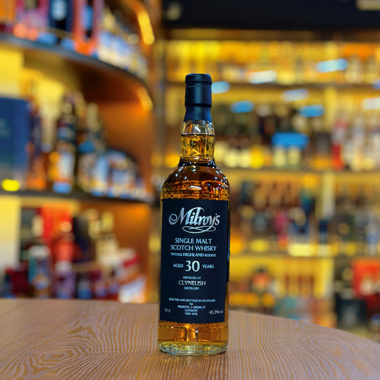 Clynelish 30 Year Old 1993-2023 Bourbon Barrels #12929/11322 "Vintage Highland Reserve" by Milroy's Single Malt Scotch Whisky